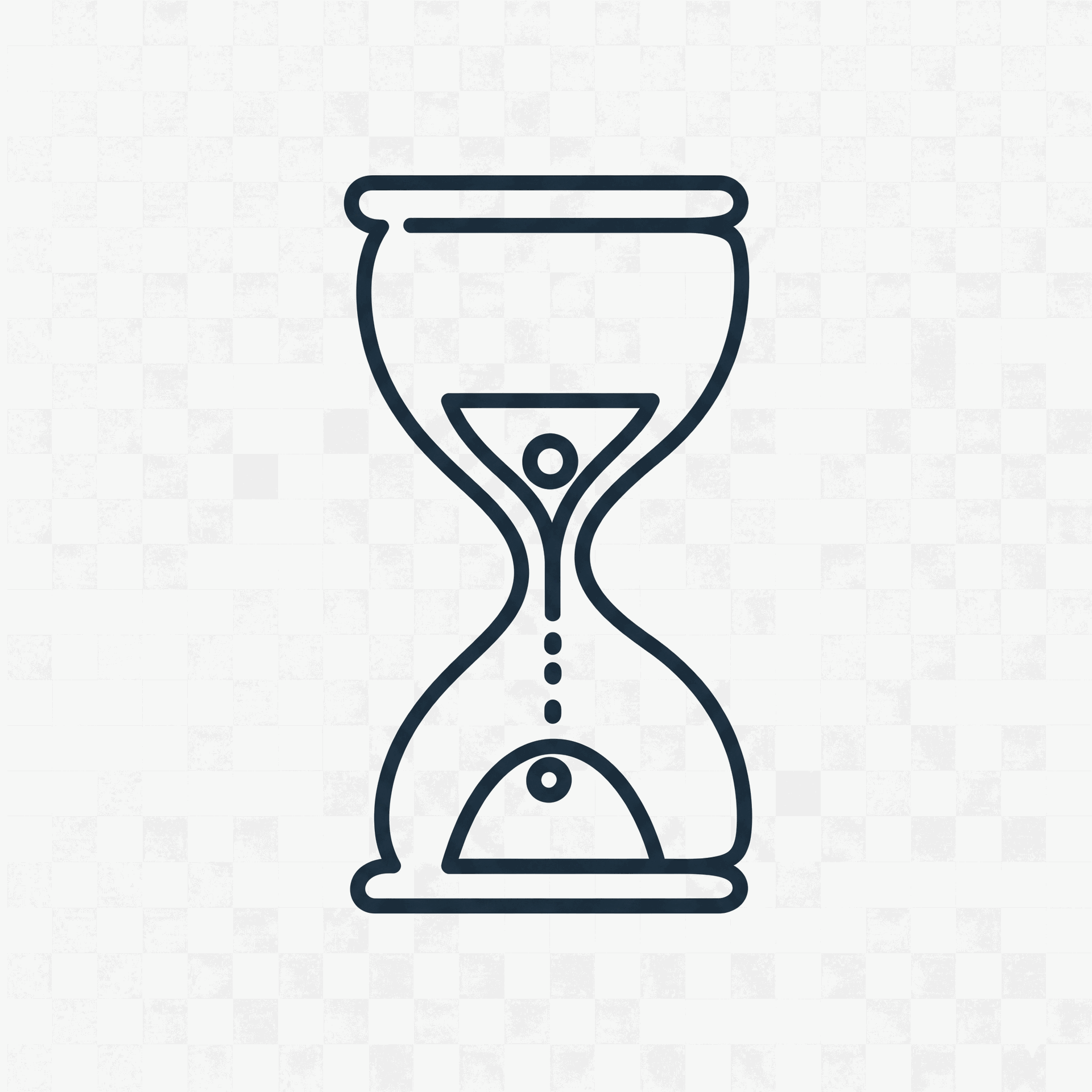 Hourglass icon representing wasted time
